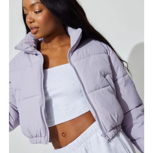 GARAGE | Mini puff jacket in lavender aura - Picture 3 of 9